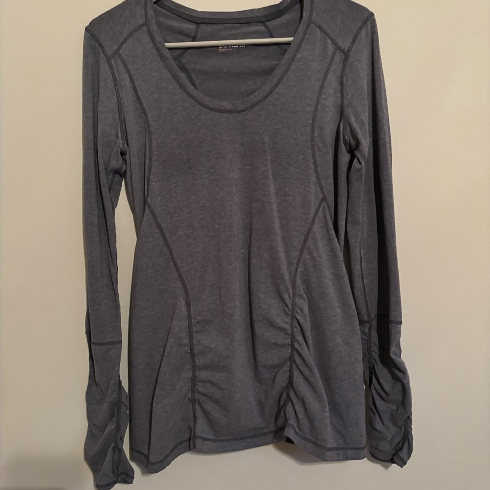 Zella Charcoal Long Sleeve Top - Picture 1 of 5